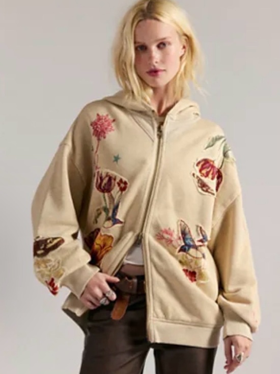 Free People Tops - Free People Grandma’s Garden Hoodie 🔥 Size M